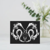 Stamm-Body-Dragon Wings Postkarte (Stehend Vorderseite)