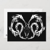 Stamm-Body-Dragon Wings Postkarte (Vorne/Hinten)