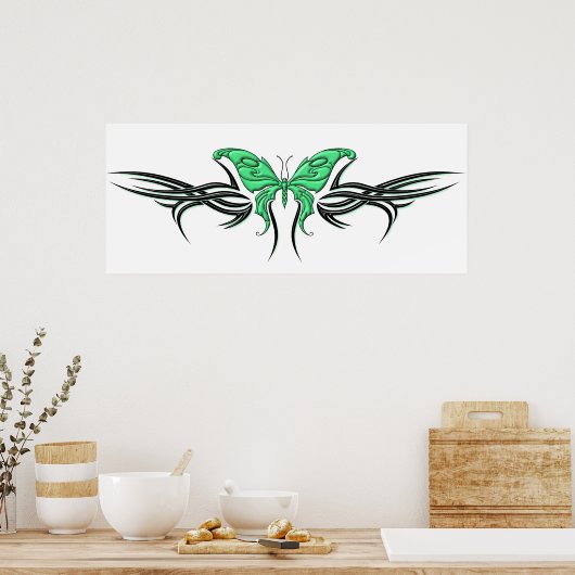 Stamm-Butterfly Poster (Küche)