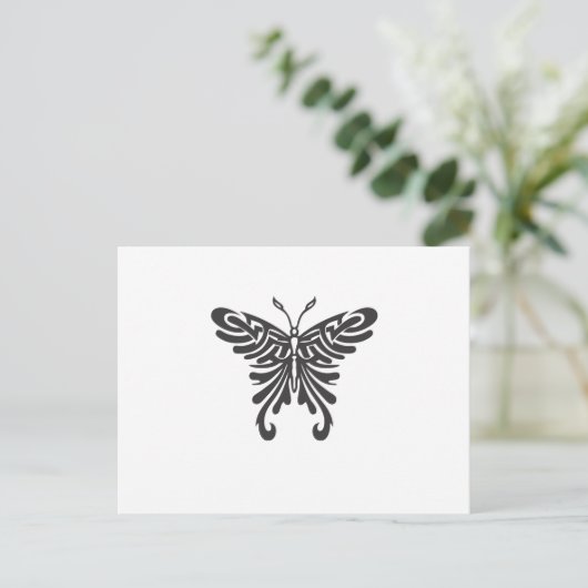 Stamm-Butterfly Postkarte (Stehend Vorderseite)