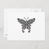 Stamm-Butterfly Postkarte (Vorne/Hinten)