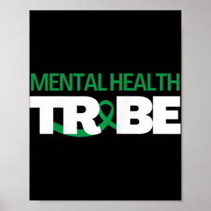 Stamm der psychischen Gesundheit Bewusstsein für p Poster