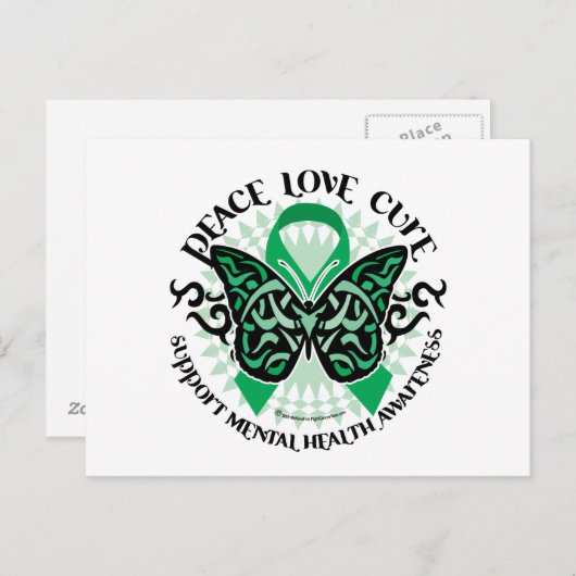 Stamm der psychischen Gesundheit Postkarte (Vorne/Hinten)