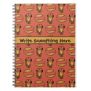 Stamm der Rotgelben Krokodile-Fische aus Ägypten Notizblock