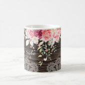 Stamm der Rustikalen Blumenbride Kaffeetasse (Mittel)