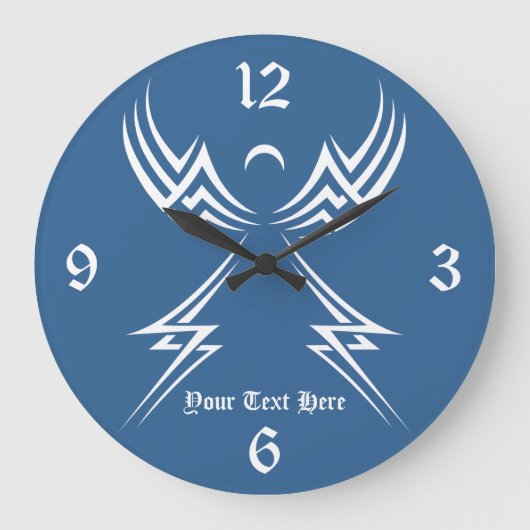 Stamm-Engel-Wanduhr Große Wanduhr (Vorderseite)
