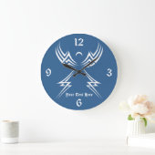 Stamm-Engel-Wanduhr Große Wanduhr (Zuhause)