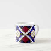 Stamm, Glück, Indianerzie Espressotasse (Vorderseite Rechts)