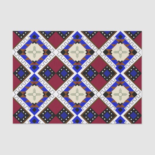 Stamm, Glück, Indianerzie Seidenpapier (Vorderseite)