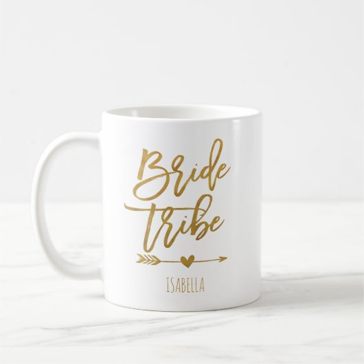 Stamm-Imitate Goldfolie Bräunungsgeschenk Kaffeetasse (Links)