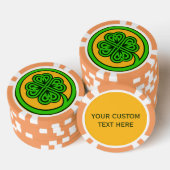 Stamm-Kleeblatt-Poker-Chips Pokerchips (Stapel)