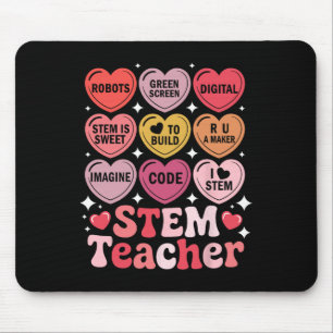 Stamm-Lehrer Valentinstag Naturwissenschaften Tech Mousepad