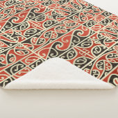 Stamm Maori Kowhaiwhai Koru Neuseeland Muster Sherpadecke (3/4)