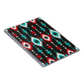 Stamm nahtlos buntes geometrisches Muster. ethnisc Notizblock (Rechte Seite)