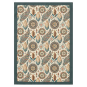 Stamm Native Ethnic Pastellfarben Federn Tischdecke (Vorderseite)