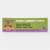 Stamm oder Behandle Halloween-Banner Banner (Horizontal)