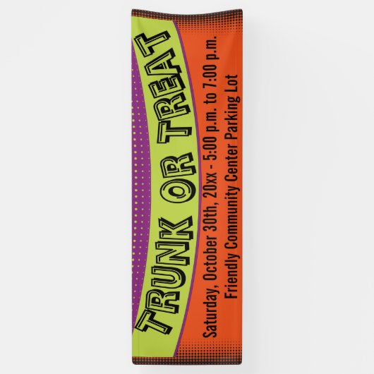 Stamm-oder Leckerei-bunter Spaß Banner (Vertikal)