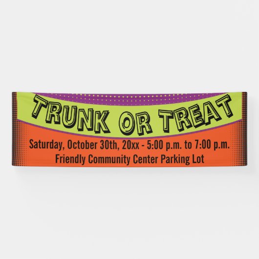 Stamm-oder Leckerei-bunter Spaß Banner (Horizontal)