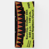 Stamm-oder Leckerei-Flaggen-Fahne Banner (Vertikal)