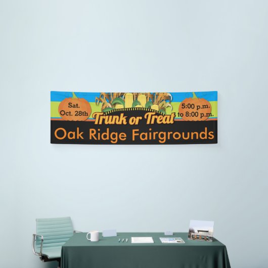 Stamm oder Leckerei-Mais-und Kürbis-Fall-Ernte Banner (Messeveranstaltung)