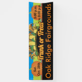 Stamm oder Leckerei-Mais-und Kürbis-Fall-Ernte Banner (Vertikal)