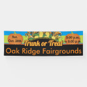 Stamm oder Leckerei-Mais-und Kürbis-Fall-Ernte Banner (Horizontal)