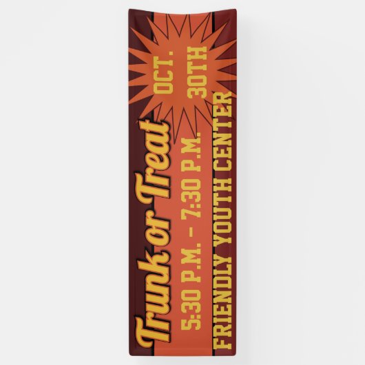 Stamm-oder Leckerei-Sternexplosion Banner (Vertikal)