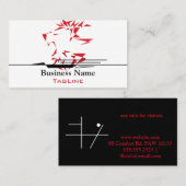 Stamm-Roar-Löwe und Stork-Speed-Liner Visitenkarte (Vorne/Hinten)