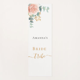 Stamm Rose Gold Blume Eukalyptus Grünpflanzen Yogamatte