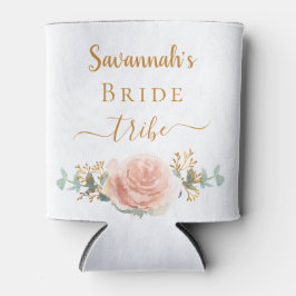 Stamm Rose Goldblume Eukalyptus Grünpflanzen Dosenkühler