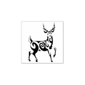 Stamm Stag Hirsch Tier Gummistempel (Prägung)