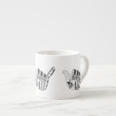 Stamm, Surf ist oben Espressotasse (Vorderseite Rechts)