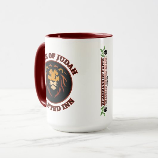 Stamm von Judah/Wurzel von David Coffee Cup Tasse (Vorderseite Links)