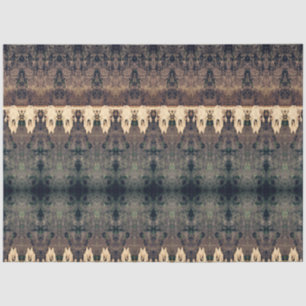 Stamm-Western Muster Brown Beige Bull Cow Skull Seidenpapier