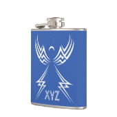 Stammangel-Monogramm-Flasche Flachmann (Links)