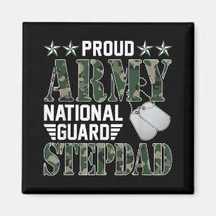 Stammarmee-Nationalgarde Stepdad Militär Familie Magnet