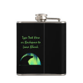 Stammbärenflasche mit individueller Bärentrinkflas Flachmann (Rückseite)