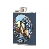 Stammbärenflasche mit individueller Bärentrinkflas Flachmann (Links)