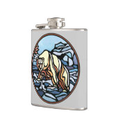 Stammbärenflasche mit individueller Bärentrinkflas Flachmann (Links)