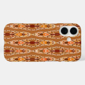 Stammbatik - Rost, Terracotta und Beige Case-Mate iPhone Hülle (Rückseite (Horizontal))