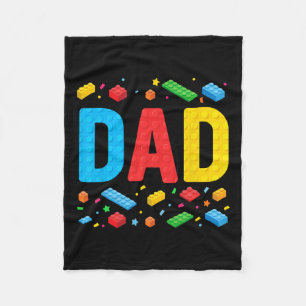 Stammbauer Gebäude Bricks Blocks Family Fathe Fleecedecke