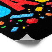 Stammbauer Gebäude Bricks Blocks Family Fathe Poster (Ecke)