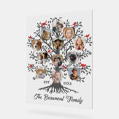 Stammbaum 12 Individuelle Name und Datum der FotoC Acrylschild (Winkel)