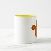 Stammbaum-Eichhörnchen-lustiges Genealogie-Zitat Zweifarbige Tasse (Mittel)