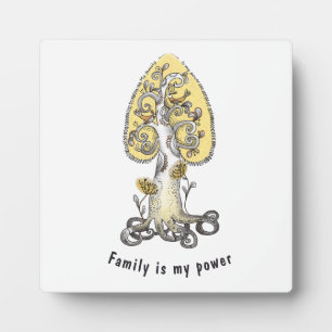 Stammbaum Fotoplatte