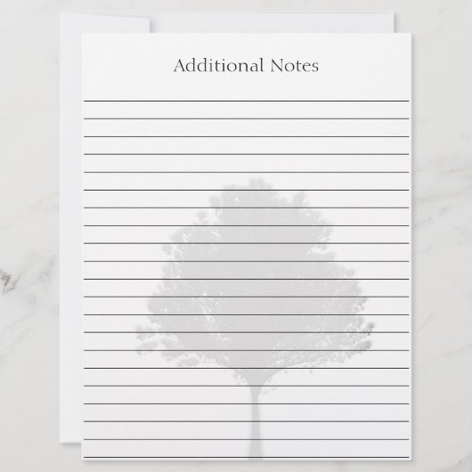 Stammbaum Genealogie Pedigree QR Code (Rückseite)