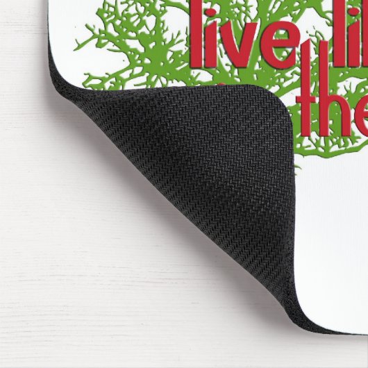 Stammbaum mit Zitat Mousepad (Ecke)