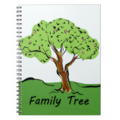 Stammbaum Notizblock (Vorderseite)