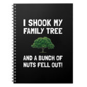 Stammbaum-Nüsse Notizblock (Vorderseite)