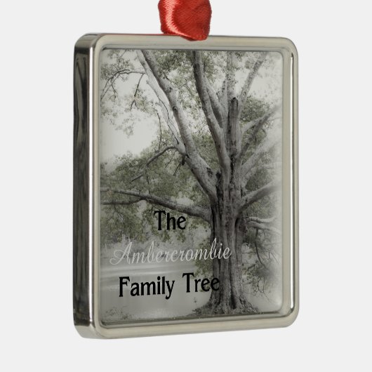 Stammbaum Ornament Aus Metall (Rechts)